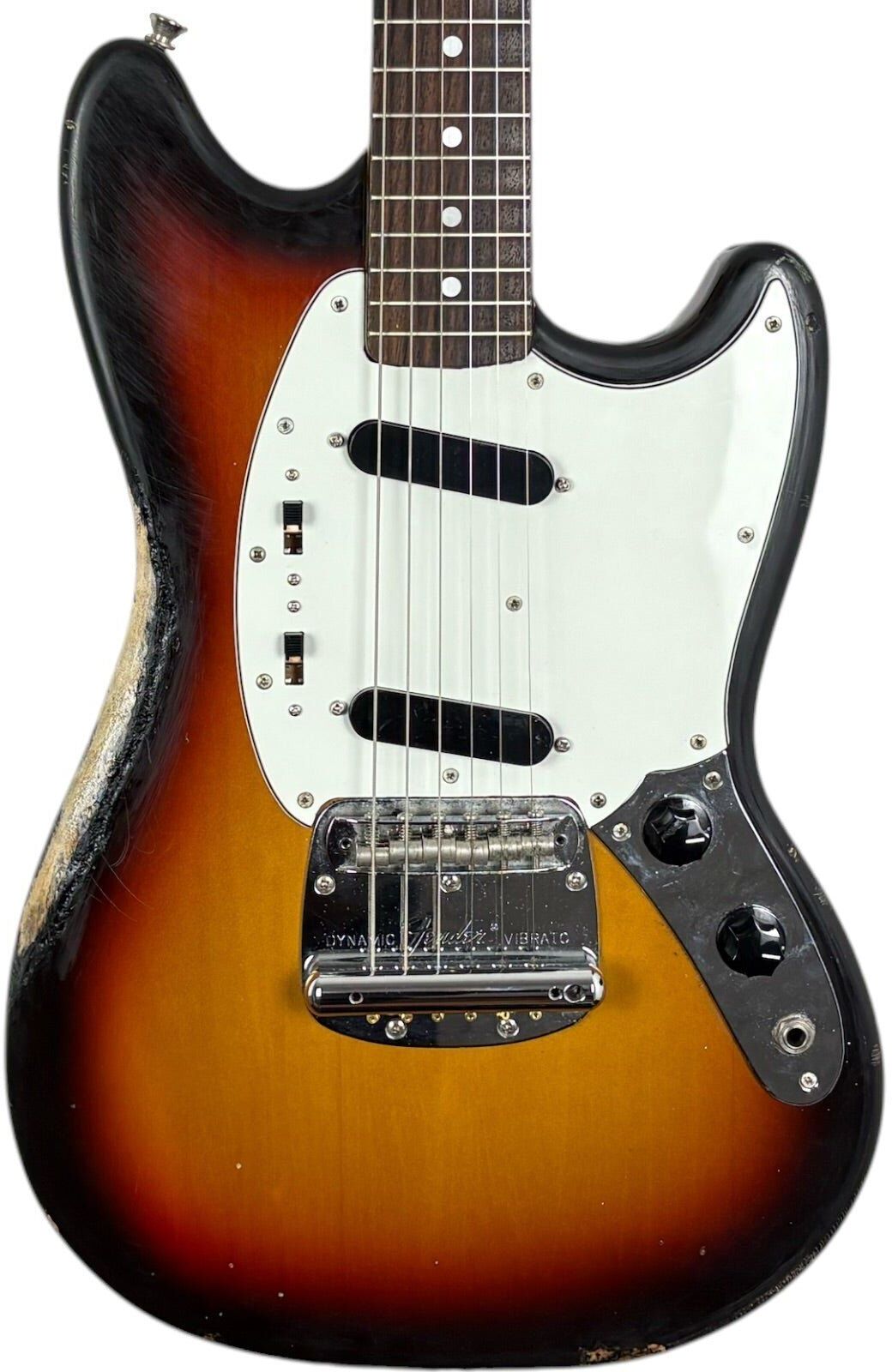 Fender Japan 69 Reissue Mustang 2005   Sunburst - Refurbished