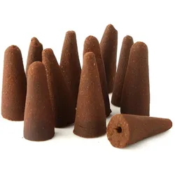 Plant Based Backflow Incense Cones - Regal Rose