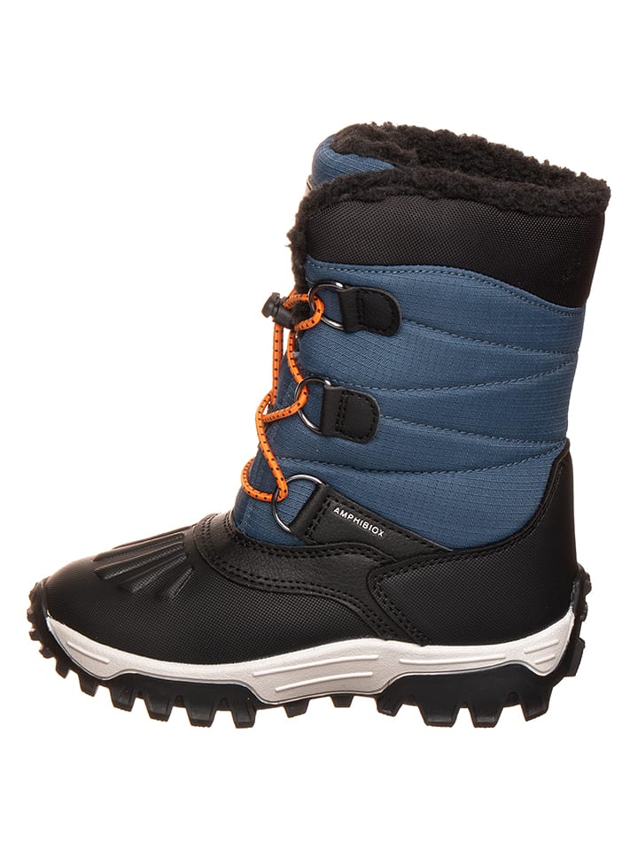 Geox Winterstiefel "Himalaya" in Dunkelblau/ Schwarz - 39