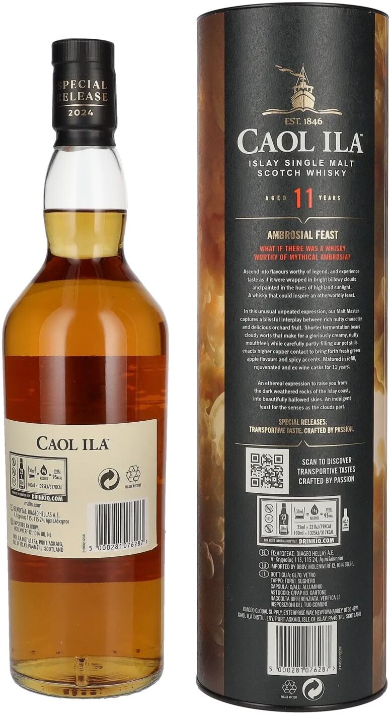 Caol Ila 11 Years Old Ambrosial Feast Single Malt Special Release 2024 57,3% Vol. 0,7l in Geschenkbox
