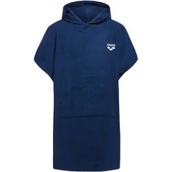 Arena Badeponcho Herren | Gr. L | blau - blau