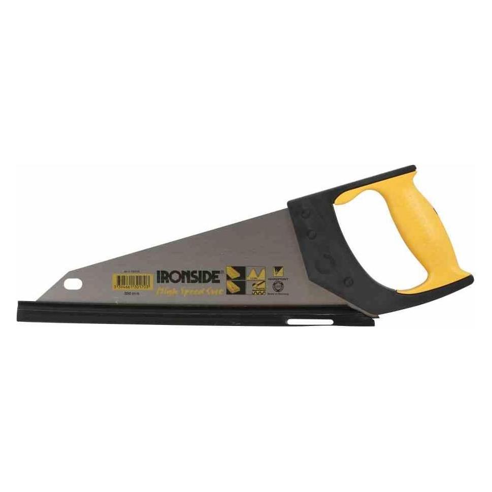 Ironside Handsäge 350 mm gehärtet 2 Komponenten-Griff, 1 Stück, 130170 (130170)