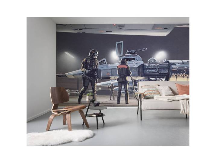 Papier peint Star Wars Yavin Hangar 500 x 250cm