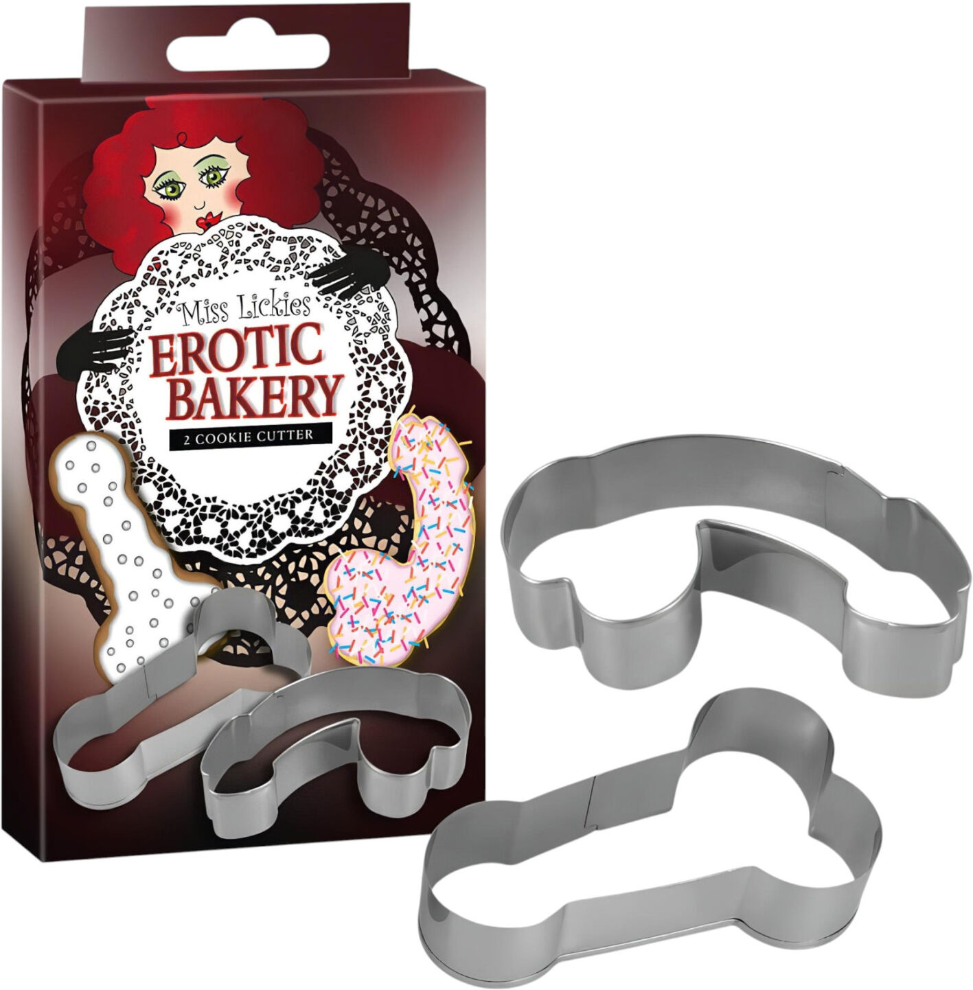Orion Novelty Cookie Cutter Set - Penis Shaped (2 pieces)