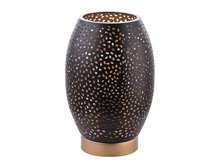 GLOBO LIGHTING Globo Tischleuchte NARRI Metall goldfarben, Metall schwarz matt goldfarben, medium, 24002S