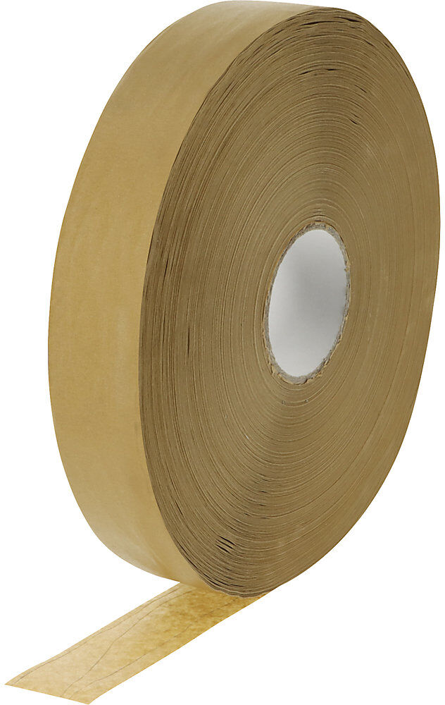 ratioform terra Papier-Maschinenklebeband E-Commerce, mit Naturfaden, Naturkautschuk, Bandbreite 50 mm, Länge 500 m