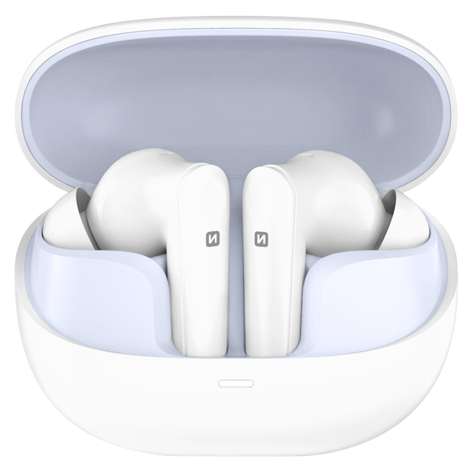 Swissten Focus Bluetooth-koptelefoon TWS ANC, wit, 51500100