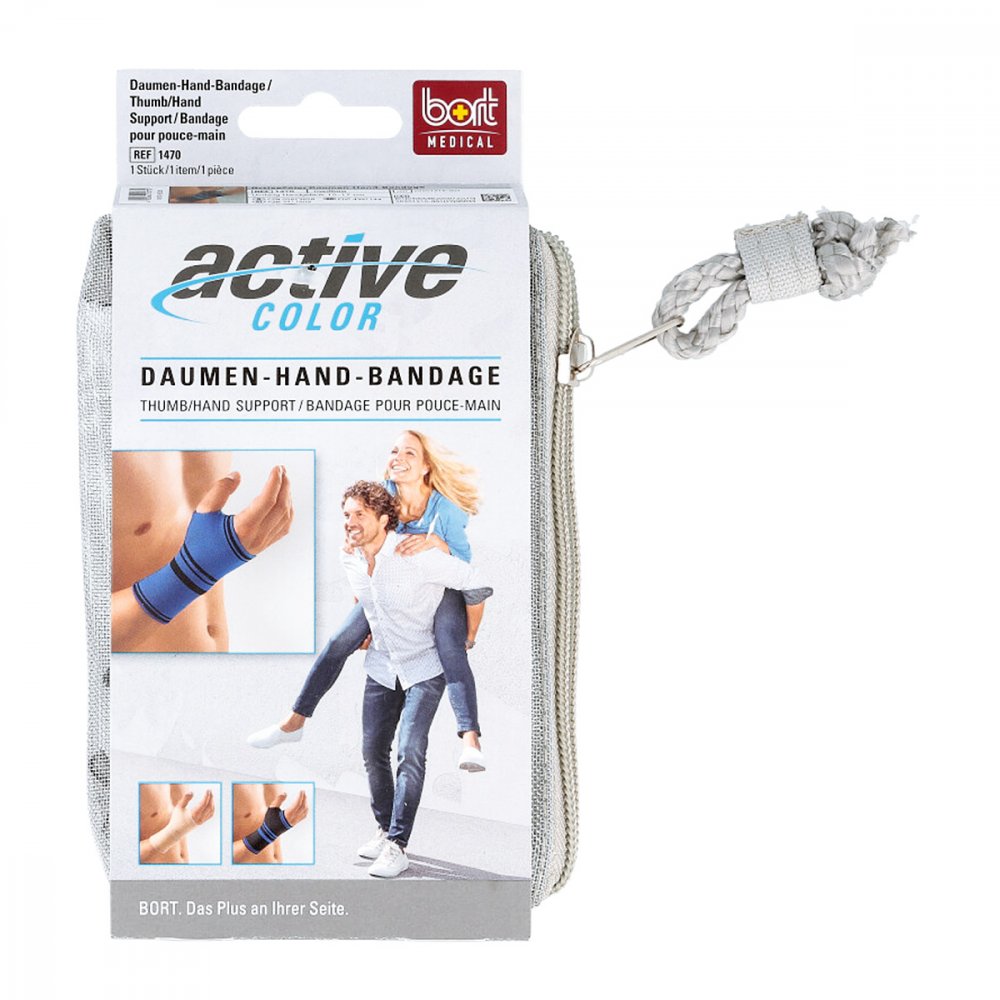 Bort GmbH Bort Activecolor Daumen Hand Band.medium schwarz 05873626
