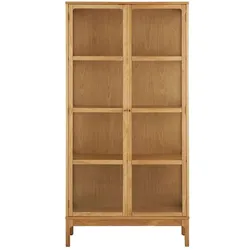 Vitrine Zamora Holz Braun Eiche