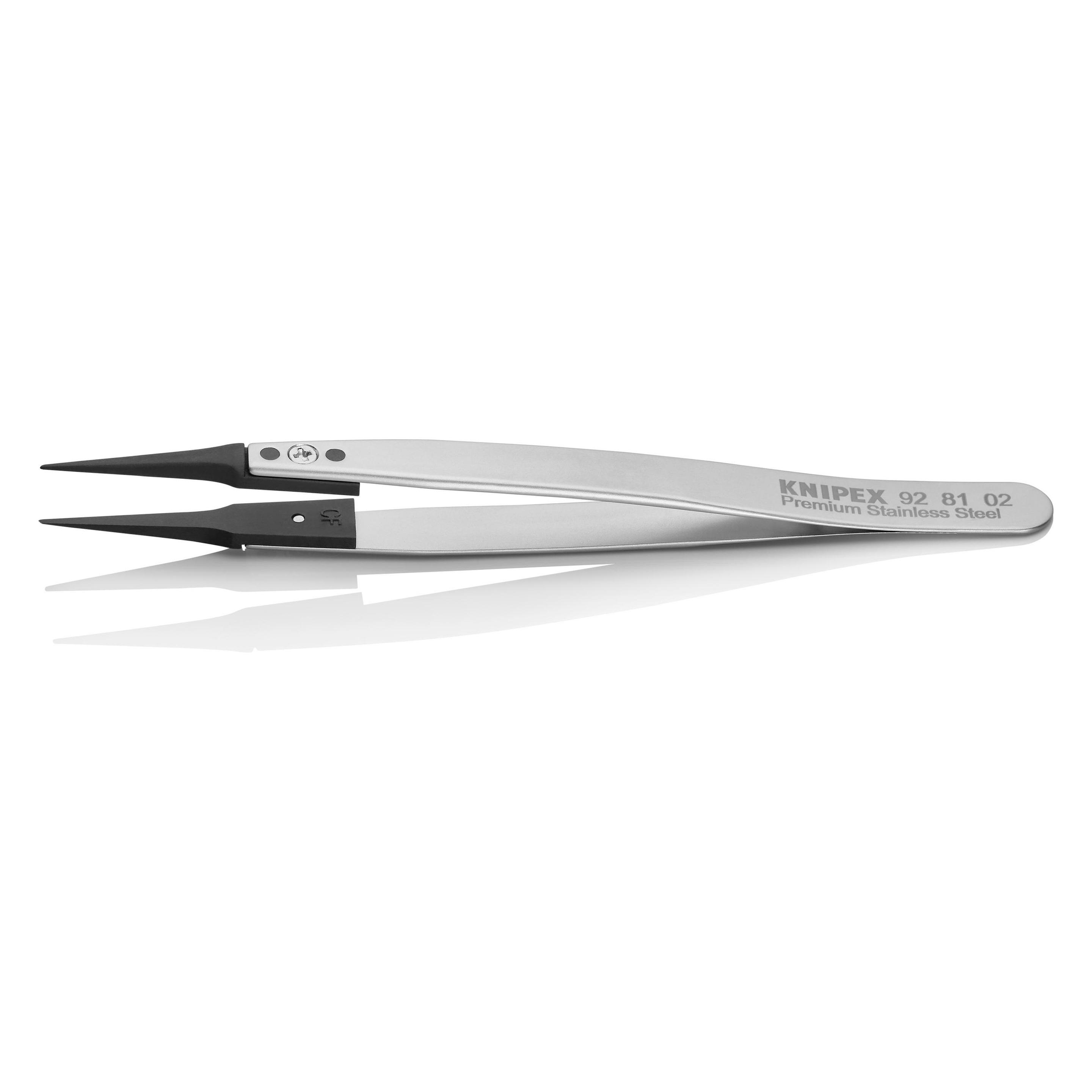 Knipex Pinzette mit Wechselspitzen ESD (92 81 02)