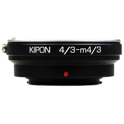 Kipon Adapter für 4/3 auf MFT, Objektivadapter, Schwarz