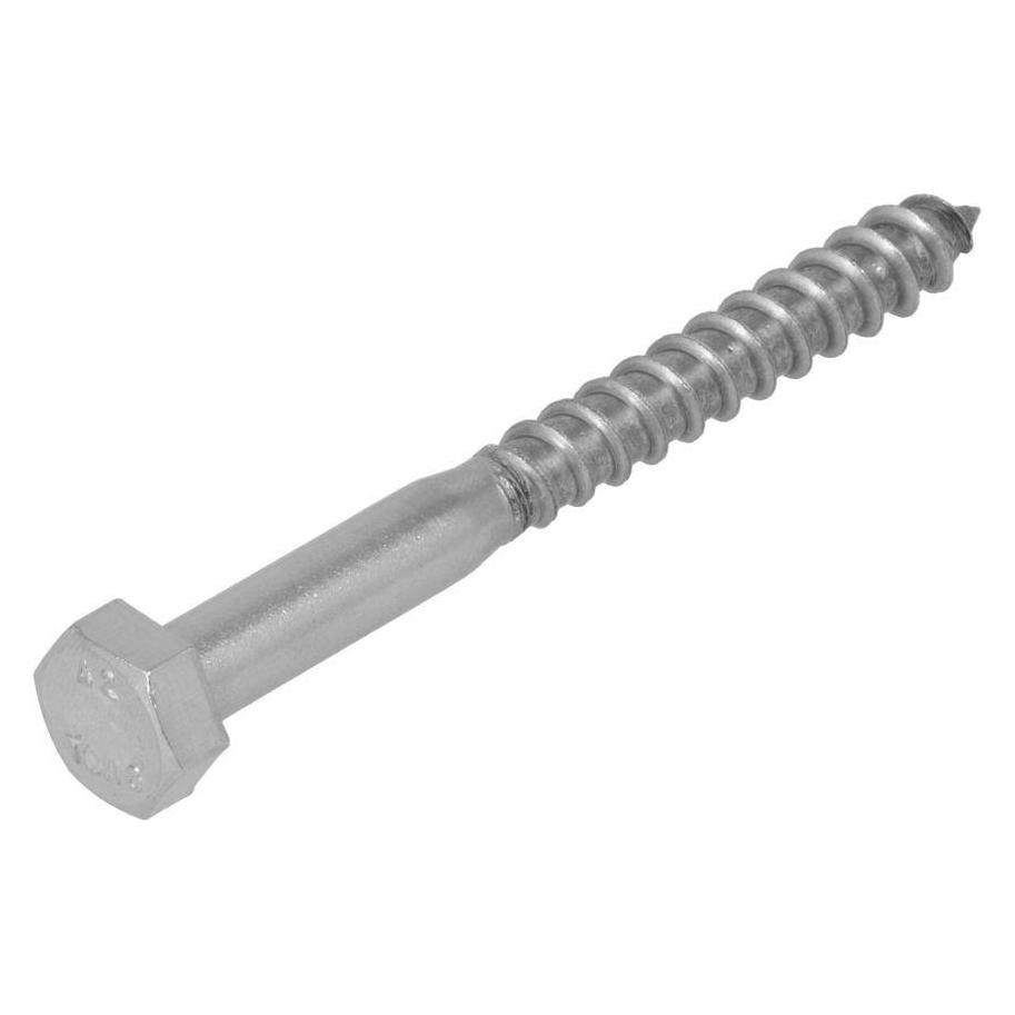 Proftec 5350.30.70401 Houtdraadbout RVS-A2 SW-17 DIN571 10 x 80 mm - 10 stuks (58989198)
