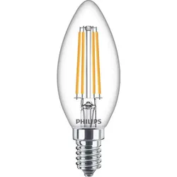 PHILIPS LED Classic E14 6,5W (60W) 806lm klar Kerze CW