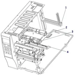 Zebra Kit Media Hanger Zt200 Series, Drucker Zubehör