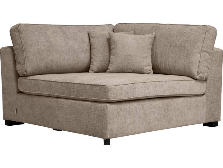 Sofa HOME AFFAIRE Skara XXL , beige (dunkelbeige), B:130cm H:86cm T:130cm, 100% Polyester, Sofas, Sofa, Eckelement zur individuellen Polstergarnitur-Gestaltung
