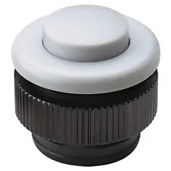 Urmet Klingeltaster rund 11,5mm Knopf ws, Hülse ws PROTACT 381 KS