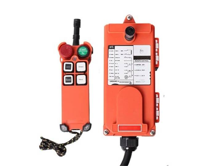 F21-4S Industrial Wireless Radio Remote Controller Schalter for Kran 1 Empfänger + Sender für Lift, Heckklappe(AC380V)