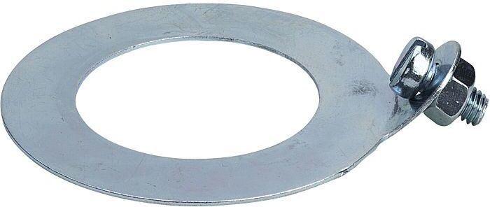 Viega Spannscheibe 142858 68 x 42 x 1 mm, Stahl verzinkt, mit Erdungsschraube