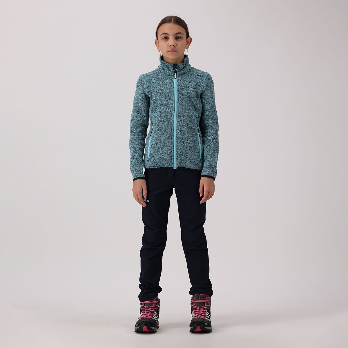 CMP KID G Fleece Jacket aquarius-b.blue (19EZ) 92 3H19925-19EZ-92