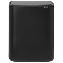 Brabantia Bo Touch Bin, Abfalleimer, Schwarz