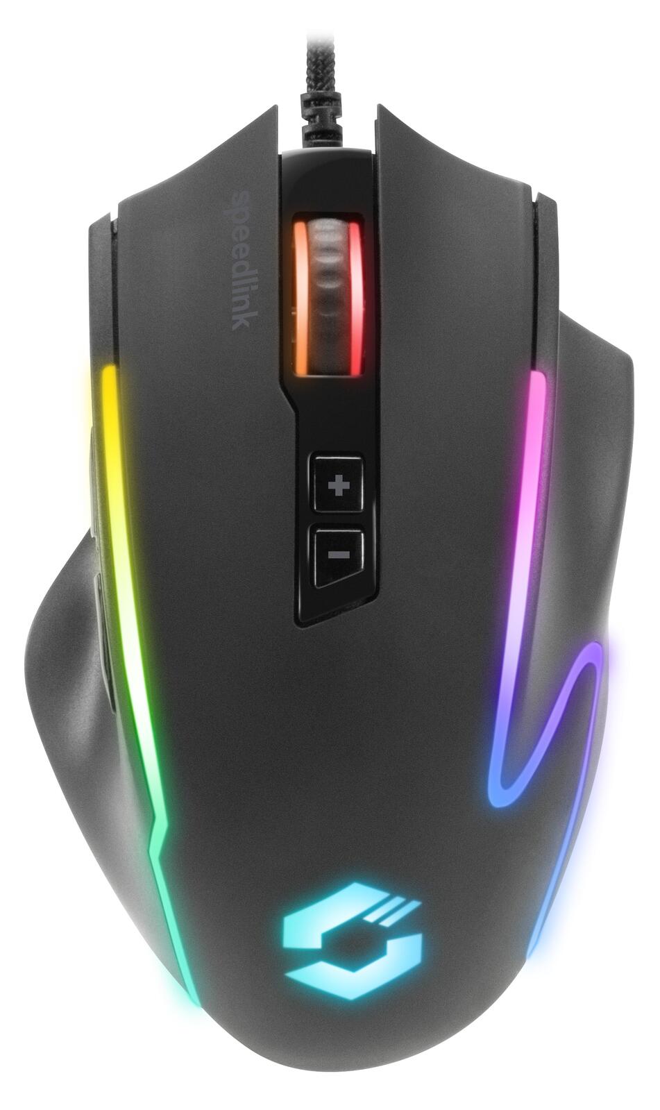 Speedlink DECUS NX RGB Gaming Maus, schwarz SL-680024-RRBK