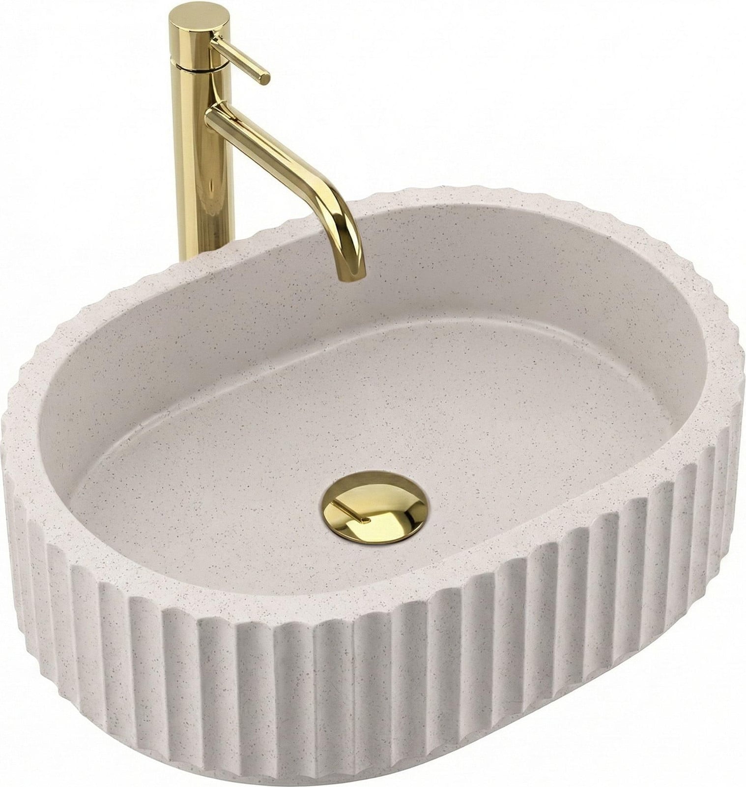 Rea Opzetwastafel Margaret Beige