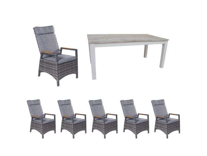 LC Garden Vancouver/Keramo Gartenlounge-Set 7tlg.