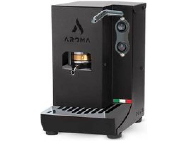 Aroma Plus Machine à expresso à dosettes ESE acier noir compacte 26 cm de hauteur