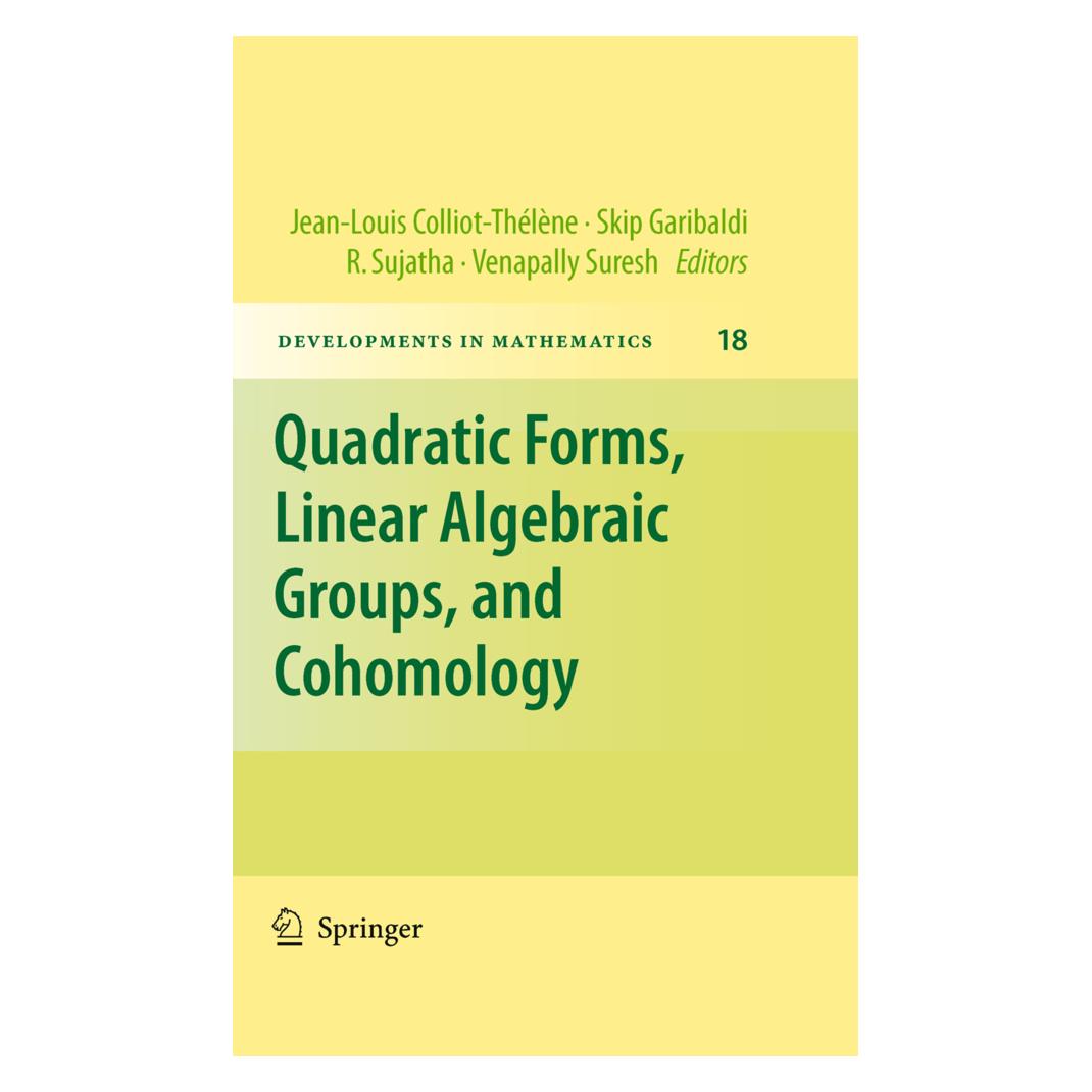 Springer Quadratic Forms, Linear Algebraic Groups, and Cohomology (Englisch, Softcover, Skip Garibaldi R, Sujatha R, Suresh Venapally) (55495135)