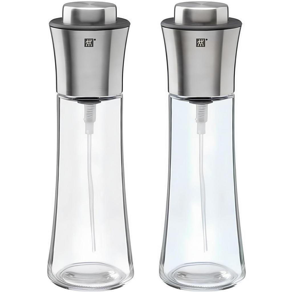 Zwilling Öl-, Silber, Glas, Kunststoff, Rund, 6x20x6 cm, Tischkultur & Servieren, Gewürzmühlen & -Streuer
