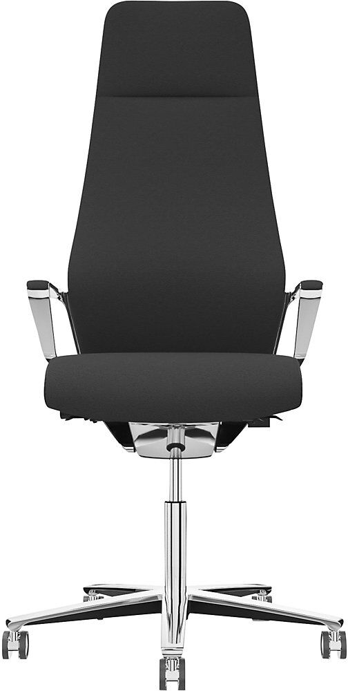 Bürostuhl Signo 0185 ZÜCO Premium F Leder, Polster-Rückenlehne, schwarz Züco
