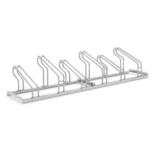 WSM Fahrradständer 2056, Bodenmontage / freistehend, Einstellparker, Breite 210cm, für 6 Fahrräder