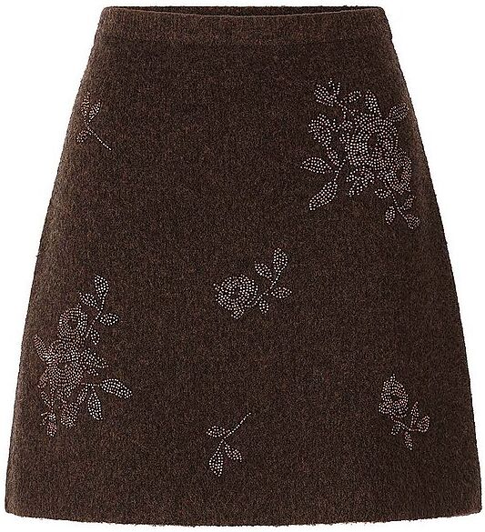 RICHROYAL Minirock  braun   L L