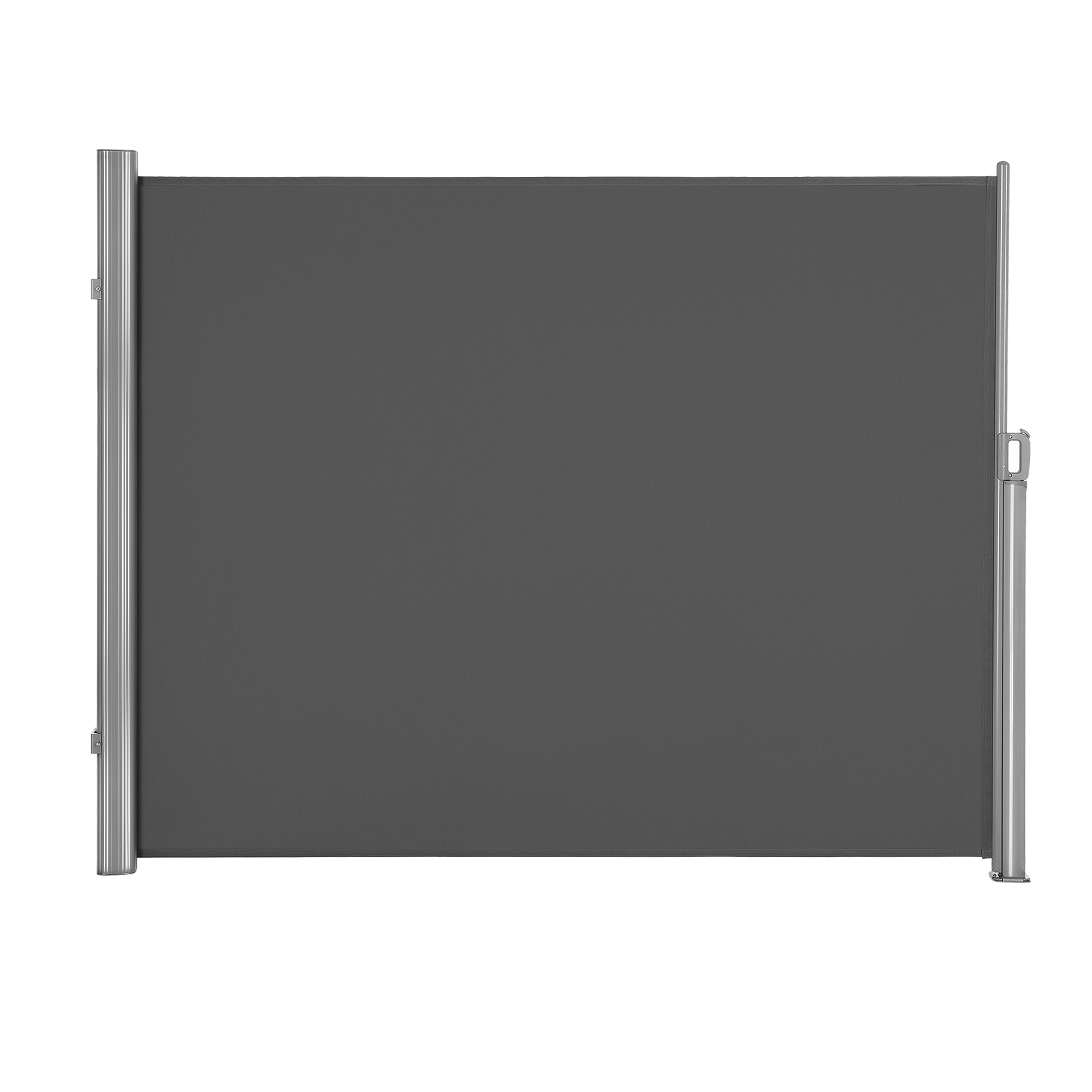 SONGMICS Seitenmarkise mit Kasten aus Aluminiumlegierung, ausziehbar, blickdicht GSAB35200G