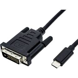 ROLINE USB Typ C - DVI Adapterkabel, ST/ST, 1 m 11.04.5830