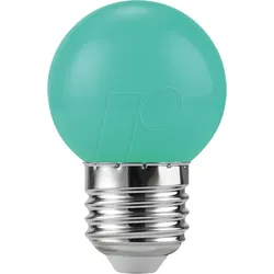 SCHI L027241223 - LED-Lampe E27, 1 W, Filament, grün