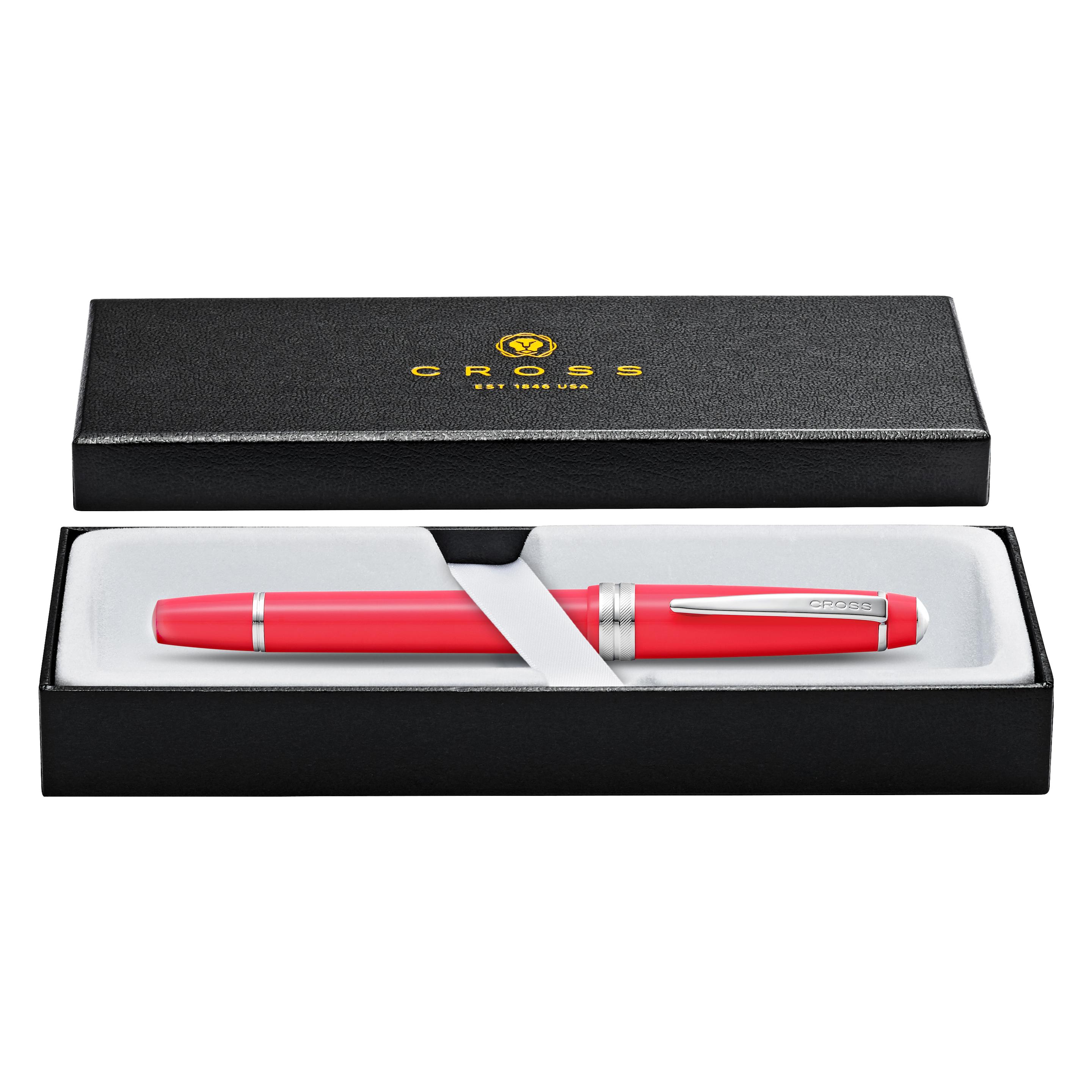 Cross Füllfederhalter Bailey Light Koralle-Lack F-Feder Geschenkbox (1x) (AT0746-5FS)