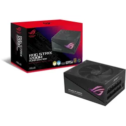 ASUS ROG STRIX 1200W Gold Aura Edition RGB Netzteil (1200 Watt, Aura Sync RGB Belechtung, 80+ Gold Zertifizierung, Axial-Tech Lüfter, ATX 3.0 Kompatibel, PCIe 5.0 Ready)