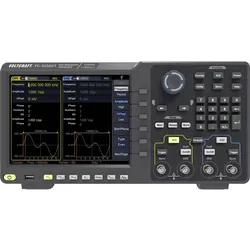 Voltcraft 250 MHz Zweikanal-Arbiträr-Signalgenerator mit Touchscreen-Bedienung, Messtechnik, Schwarz
