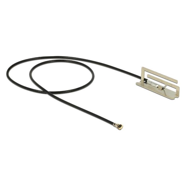 Tecline Delock WLAN 802.11 ac/ax/a/h/b/g/n Antenne MHF 4L Stecker 1,6 dBi 25 cm PIFA intern (86217)