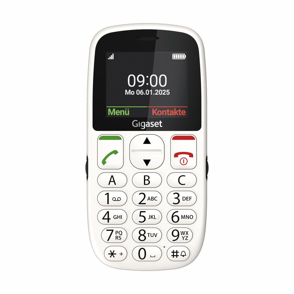 Gigaset GL395 2G Feature Phone 32 MB RAM/ 32MB Speicher 5,6 cm (2,2") Weiß S30853-H1230-R103