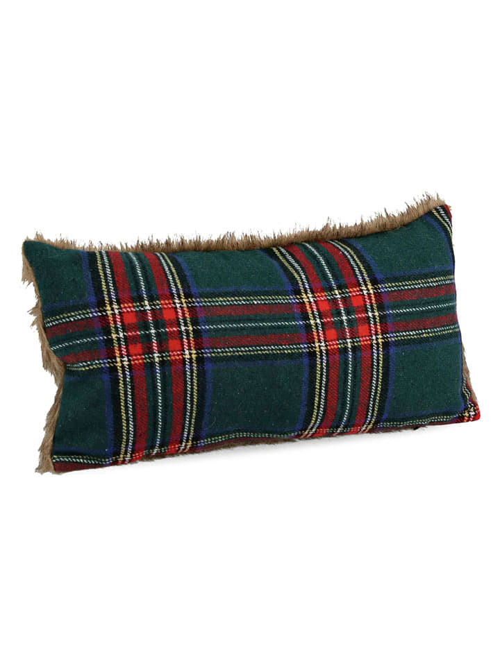 Bizzotto Kissen "Scots" in Grün - (L)50 x (B)25 cm - onesize