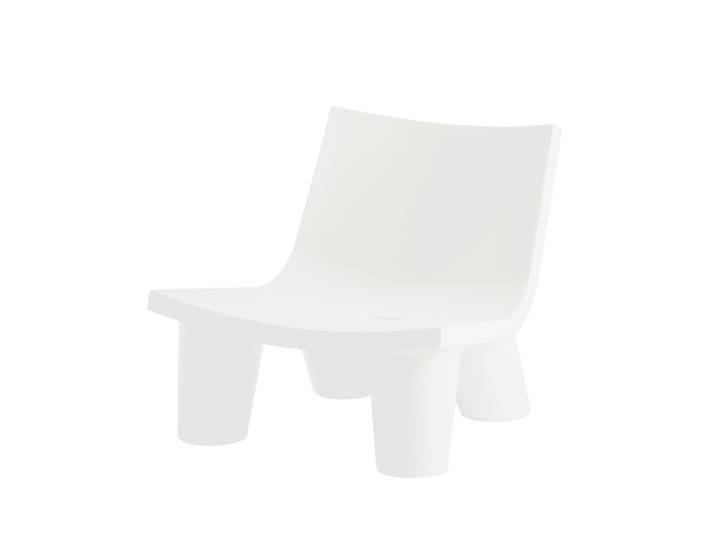 SLIDE fauteuil LOW LITA (Blanc lait - Polyéthylène)