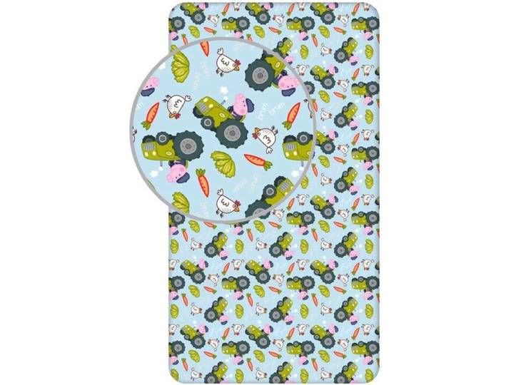 Peppa Pig Hoeslaken George Pig trekker eenpersoons 90 x 200 cm