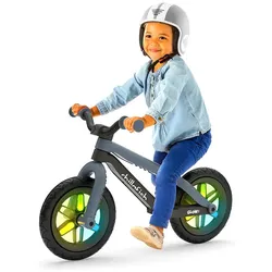 Chillafish BMXie - GLOW Balance Bike 12“ - Das Laufrad ab 2 - 5 Jahre, Farbe: Red