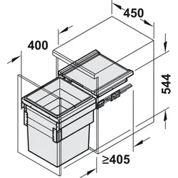 Abfallsammler, Hailo Cargo Synchro, 502.58.503