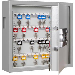 format Schlüsselkasten SLE 80, mit Elektronikschloss, 43 x 46 x 13 cm, 80 Haken