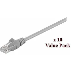 MicroConnect UTP Cat5E 5m Grey (UTP, CAT5e, 5 m), Netzwerkkabel