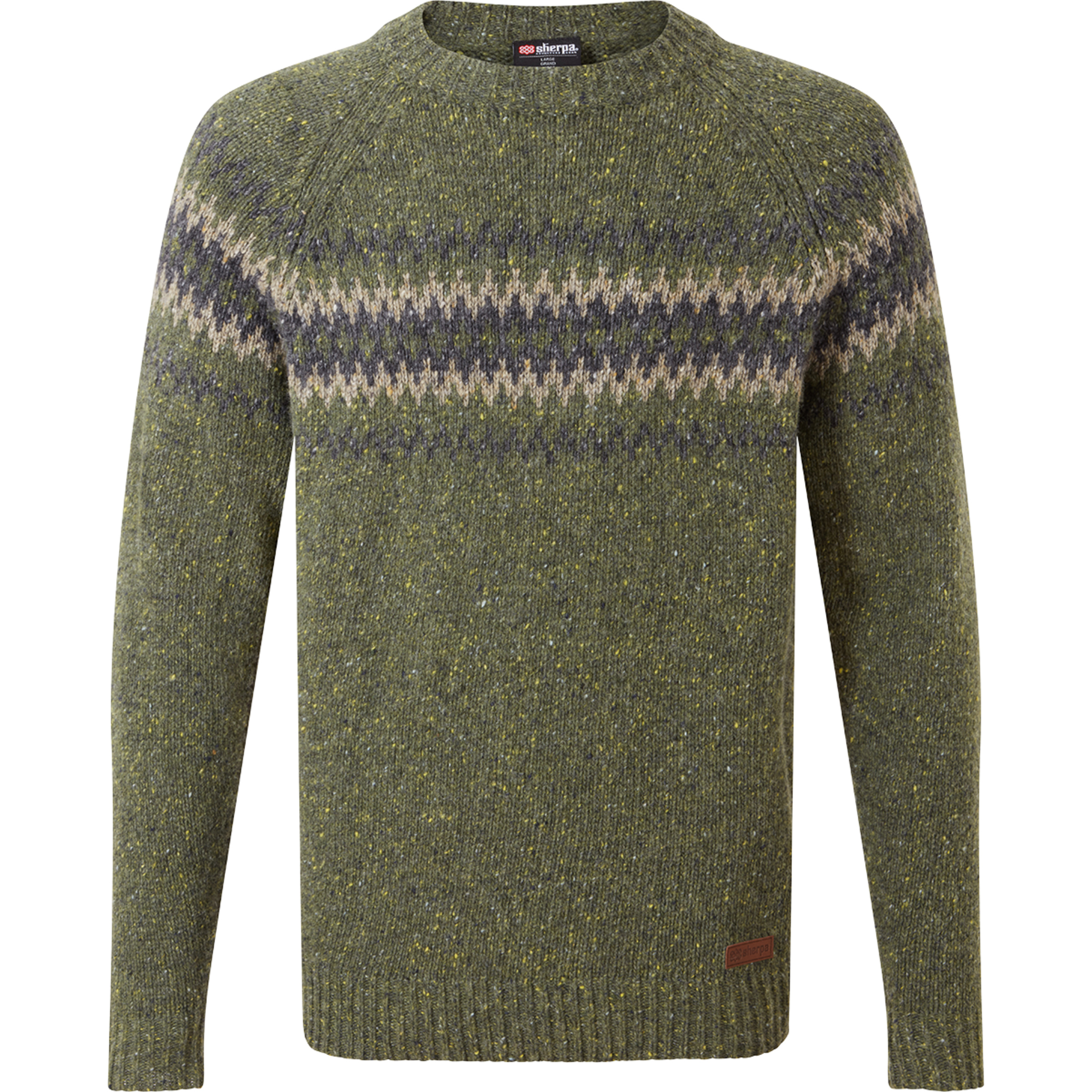 Sherpa Adventure Gear Dumji Herren Pullover gruen Größe M Lifestyle Isolierend Merinowolle