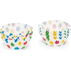 Patisse Papierförmchen 200 Stück Punkte ø 5 cm, Backform, Mehrfarbig, Weiss